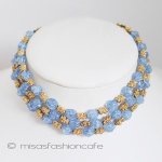 Trifari　トリファリ 　アートグラス　ネックレス