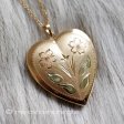 （画像用） 14Kgf ハートロケット アンティークネックレス