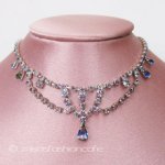 アイリス　ガラス チェコ製　ネックレス