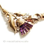 Trifari　トリファリ 希少 アザミの花　ネックレス