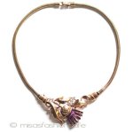 Trifari　トリファリ 希少 アザミの花　ネックレス