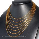 Ｔｒｉｆａｒｉ　 トリファリ Gold７連　ネックレス