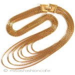 Ｔｒｉｆａｒｉ　 トリファリ Gold７連　ネックレス