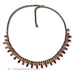 アンティークジュエリー　 エナメルRS　ネックレス