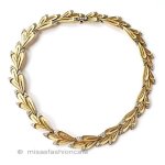 Trifari　 トリファリ ビジュー羽ネックレス