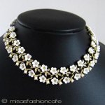 白い小花 ネックレス