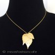 （画像用） Trifari　 トリファリ 金葉　ネックレス