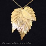 Trifari　 トリファリ 金葉　ネックレス