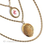 Ｇｏｌｄｅｔｔｅ　３連 ロケット　ネックレス