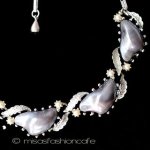 ＣＯＲＯ　ネックレス バロックパール　銀葉