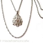 ヴィンテージジュエリー トリファリ　ロング２連