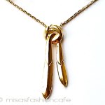 ヴィンテージジュエリー トリファリ金のスカーフ