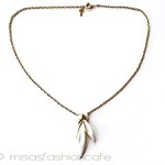 ヴィンテージアクセサリー トリファリ　白リボン