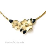Trifari　ハナミズキの花 トリファリ　ネックレス