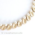 Ｔｒｉｆａｒｉ　 トリファリ パール金葉ネックレス