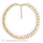 Ｔｒｉｆａｒｉ　 トリファリ パール金葉ネックレス