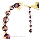 Trifari　トリファリ パープル　ネックレス