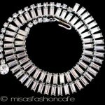 バゲットクリスタル　ネックレス