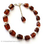 Trifari　 トリファリ べっ甲＆パール