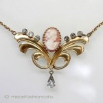シェルカメオ ネックレス