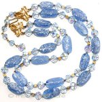 Ｔｒｉｆａｒｉ　 トリファリ アートガラス・ネックレス