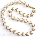 Trifari　 トリファリ 金葉　ネックレス