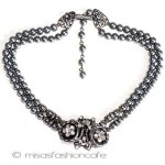 Robert・DeMario初期　 パールの花ネックレス