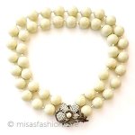 Haglerスタンレーハグラー フラワーネックレス2連