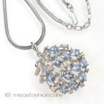 クラウントリファリ Trifari 花ネックレス