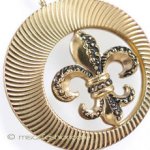 Winard 12Kgf 刻印 fleur-de-lisネックレス