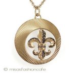 Winard 12Kgf 刻印 fleur-de-lisネックレス