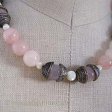 （画像用） 天然ローズクオーツ MOパールネックレス