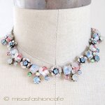 Coro コロ　ネックレス お花装飾 ギブレグラス