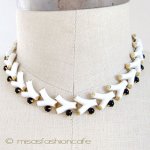 Trifari トリファリ 白黒ツリー ネックレス Trifari トリファリ 白黒ツリー ネックレス