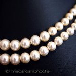 英国製　アンティーク パール２連　ネックレス