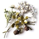 コスチュームジュエリー ボタニカルブローチ