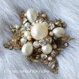 （画像用） DeMario NY　ブローチ バロックパール 花