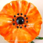 Original By Robert ポピーの花ブローチ Original By Robert ポピーの花ブローチ