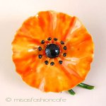 Original By Robert ポピーの花ブローチ Original By Robert ポピーの花ブローチ