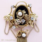 アールヌーヴォー ブローチ兼ペンダント