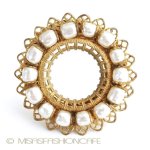ミリアムハスケル バロックパールブローチ