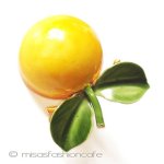 Ｏｒｉｇｉｎａｌ　ｂｙ　Ｒｏｂｅｒｔ グレープフルーツ ブローチ