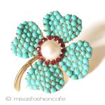 クラウン　トリファリ ＴＲＩＦＡＲＩ四葉ブローチ