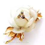 Ｖｅｎｄｏｍｅ　ヴァンドーム ローズのお花　ブローチ