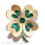 Ｔｒｉｆａｒｉ　 トリファリ クローバー　ブローチ