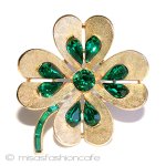 Ｔｒｉｆａｒｉ　 トリファリ クローバー　ブローチ