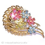 Ｔｒｉｆａｒｉ　 トリファリ 1954年　ブーケ花ブローチ