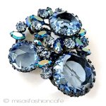 Regency　リージェンシー クリスタル　ブローチ