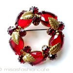 ビンテージジュエリー オーストリア製リース