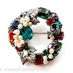 アンティークジュエリー オーストリア製　葡萄